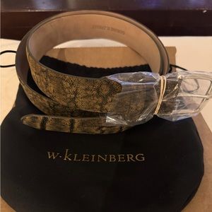W. Kleinberg Genuine Elephant Belt